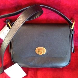 Fossil 'Harper' Black Leather Crossbody Bag